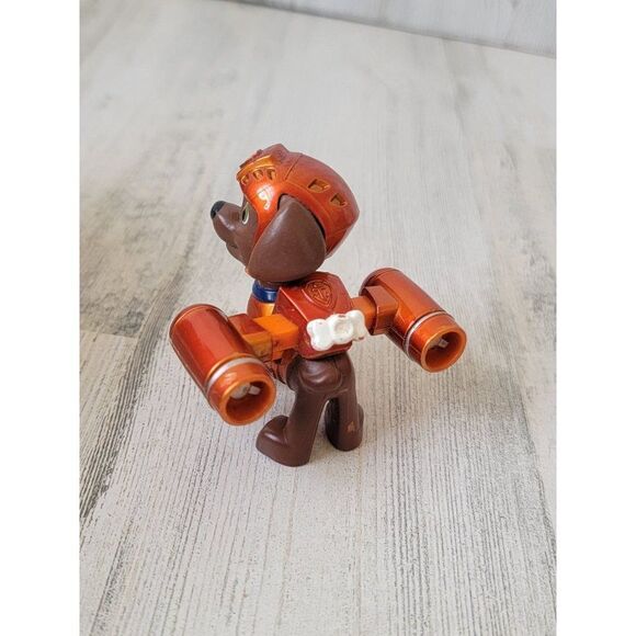SML Zuma Paw Patrol Disney Junior orange dog toy figure - Picture 3 of 5